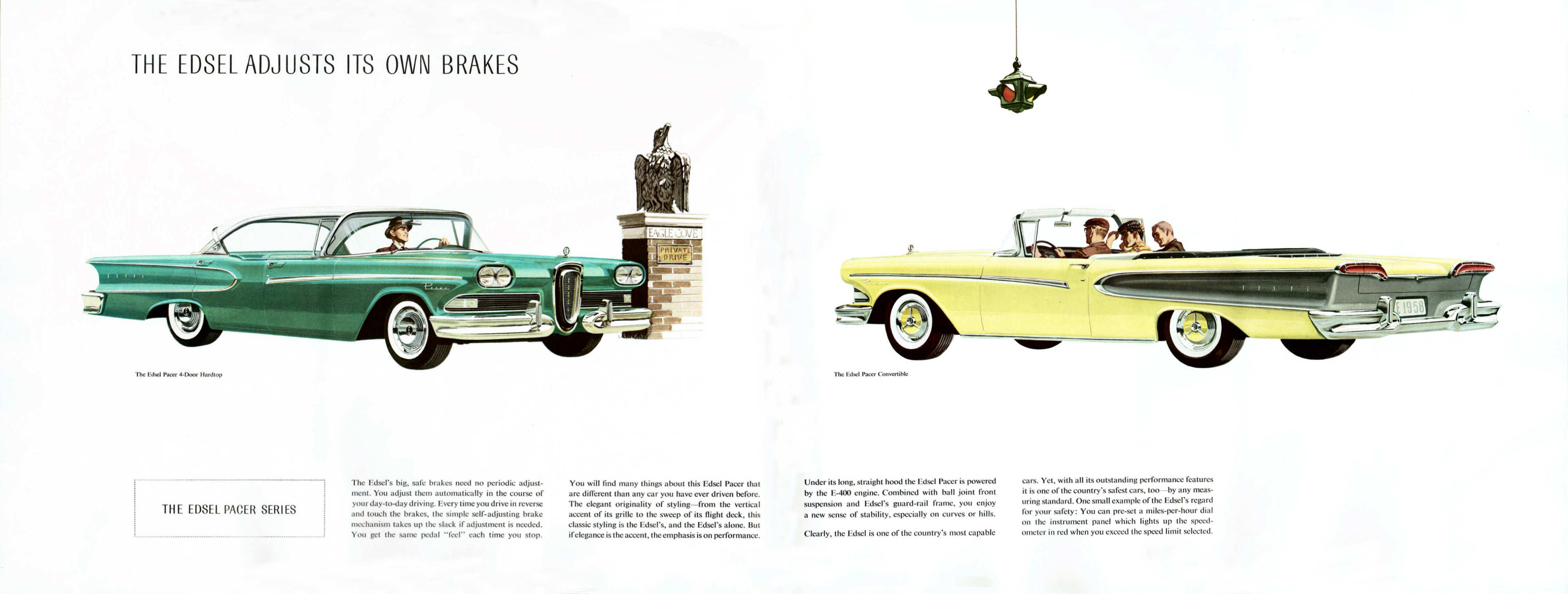 1958 Edsel Full Line Prestige Brochure