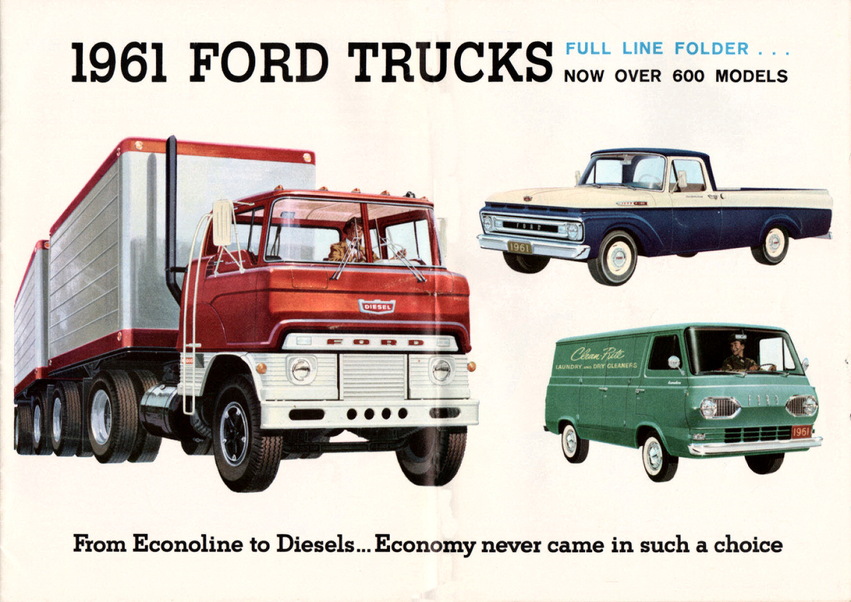 1961 Ford Truck Full Line Brochure
