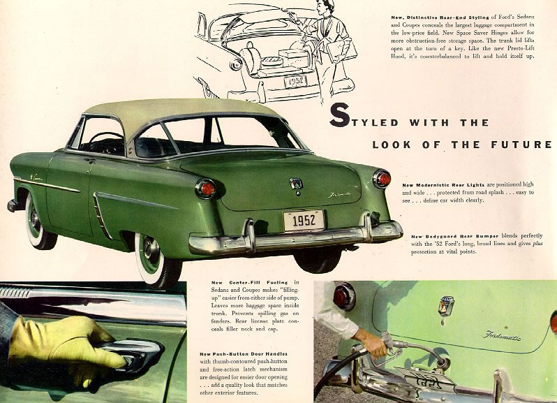 1952 Ford automobile brochure #4
