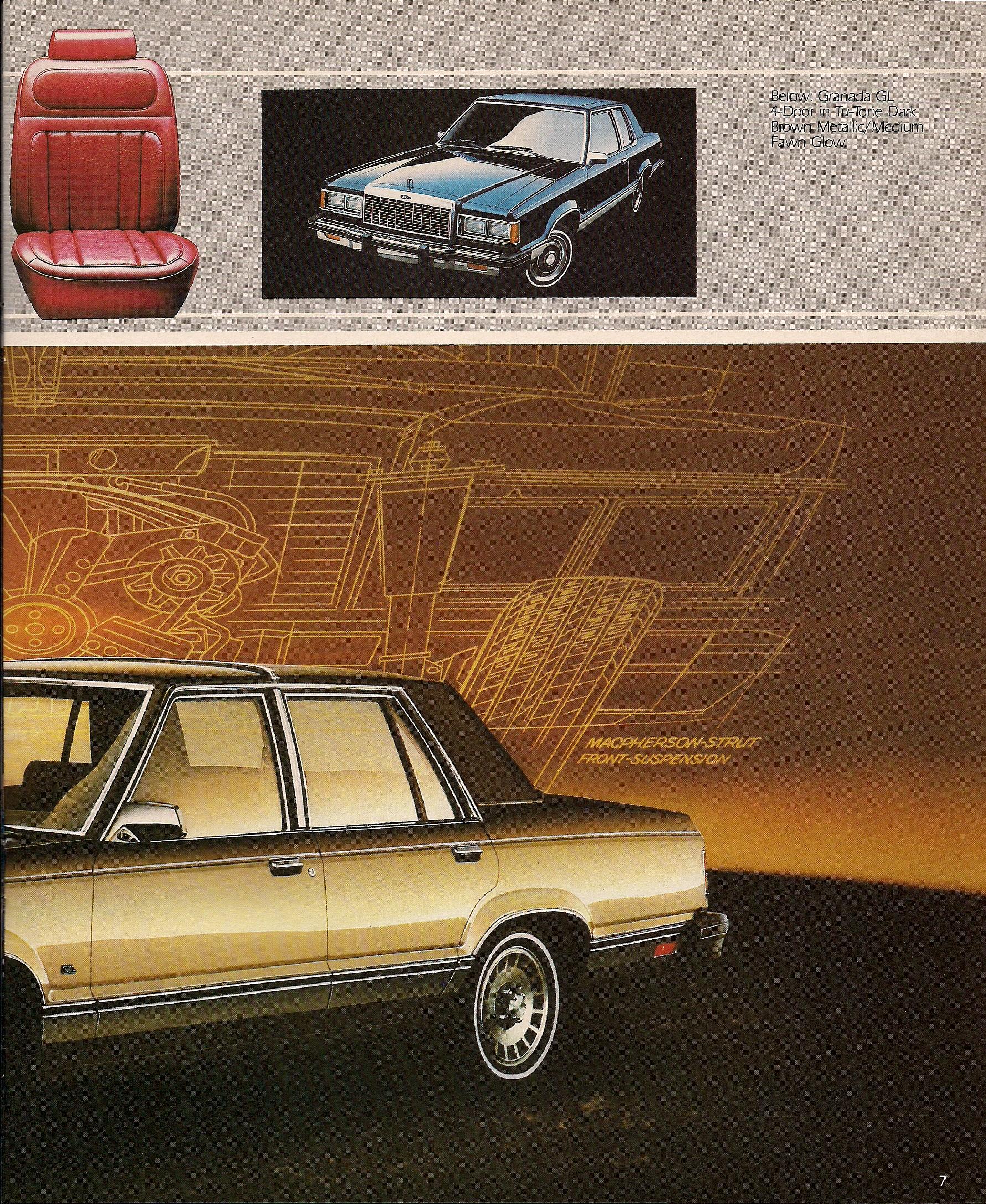 1982 Ford granada brochure #4