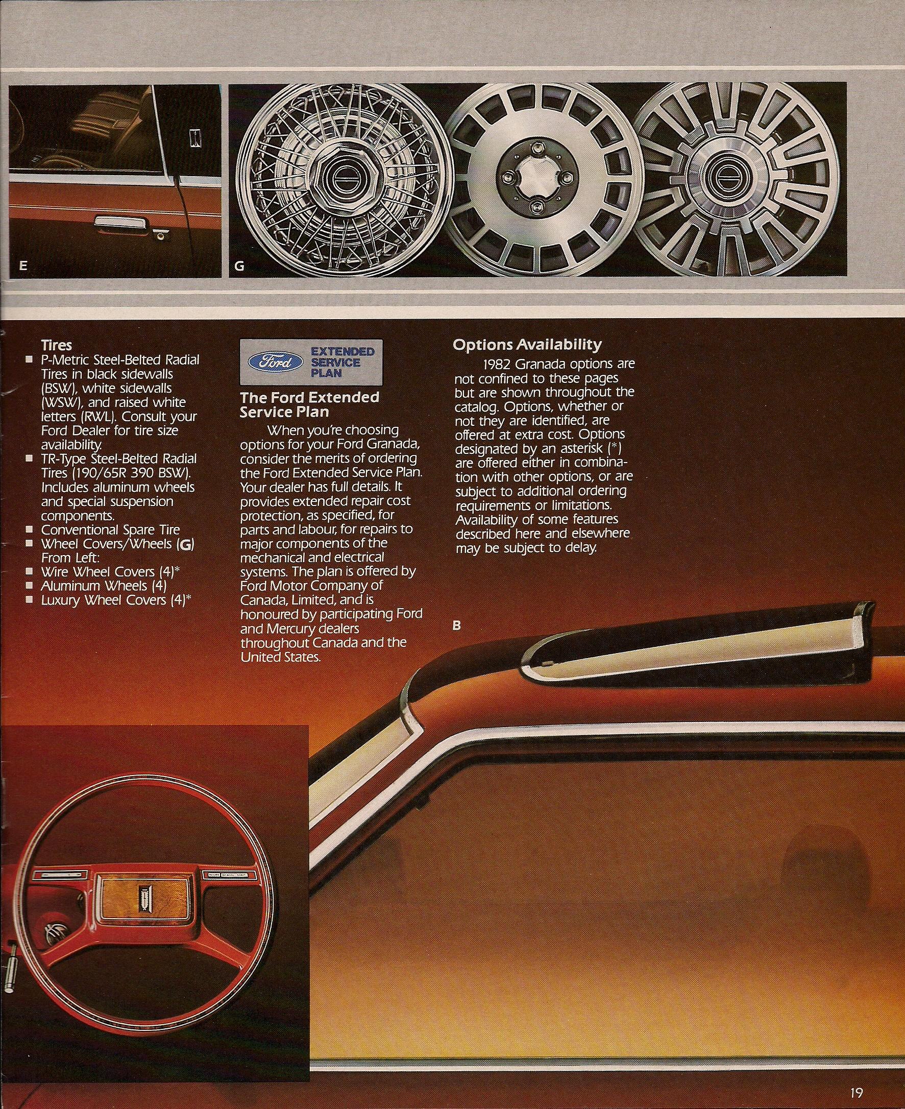 1982 Ford granada brochure #1