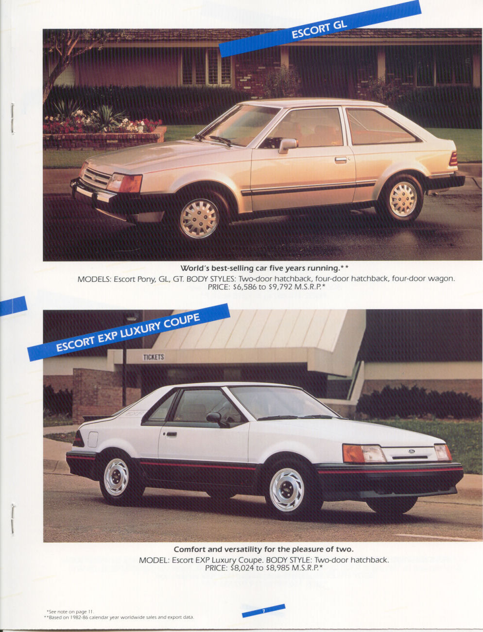 1988 Ford Full Line Brochure