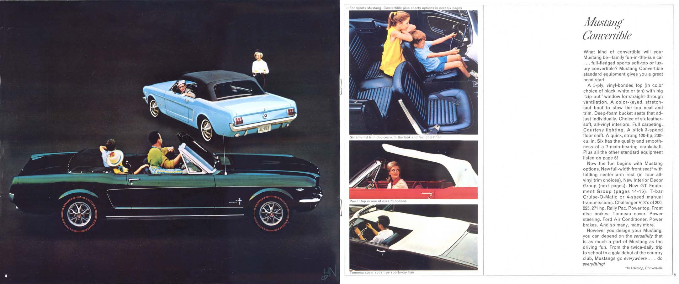 1965 Ford mustang brochure #8