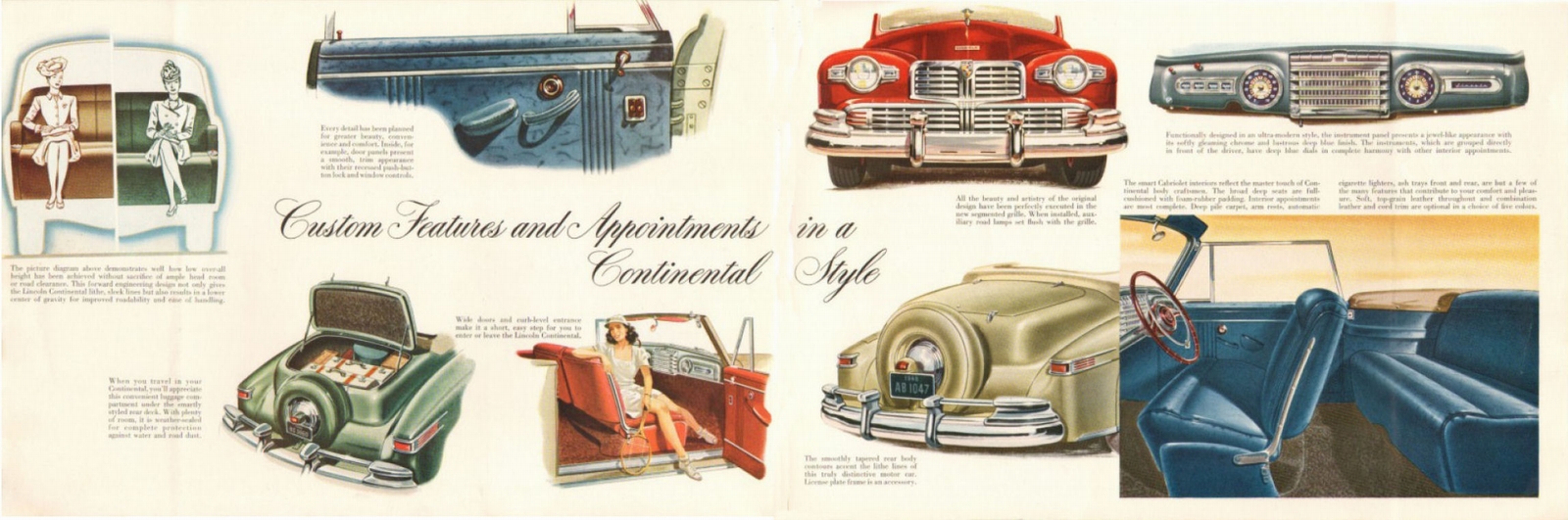 1946 Lincoln and Continental Brochure