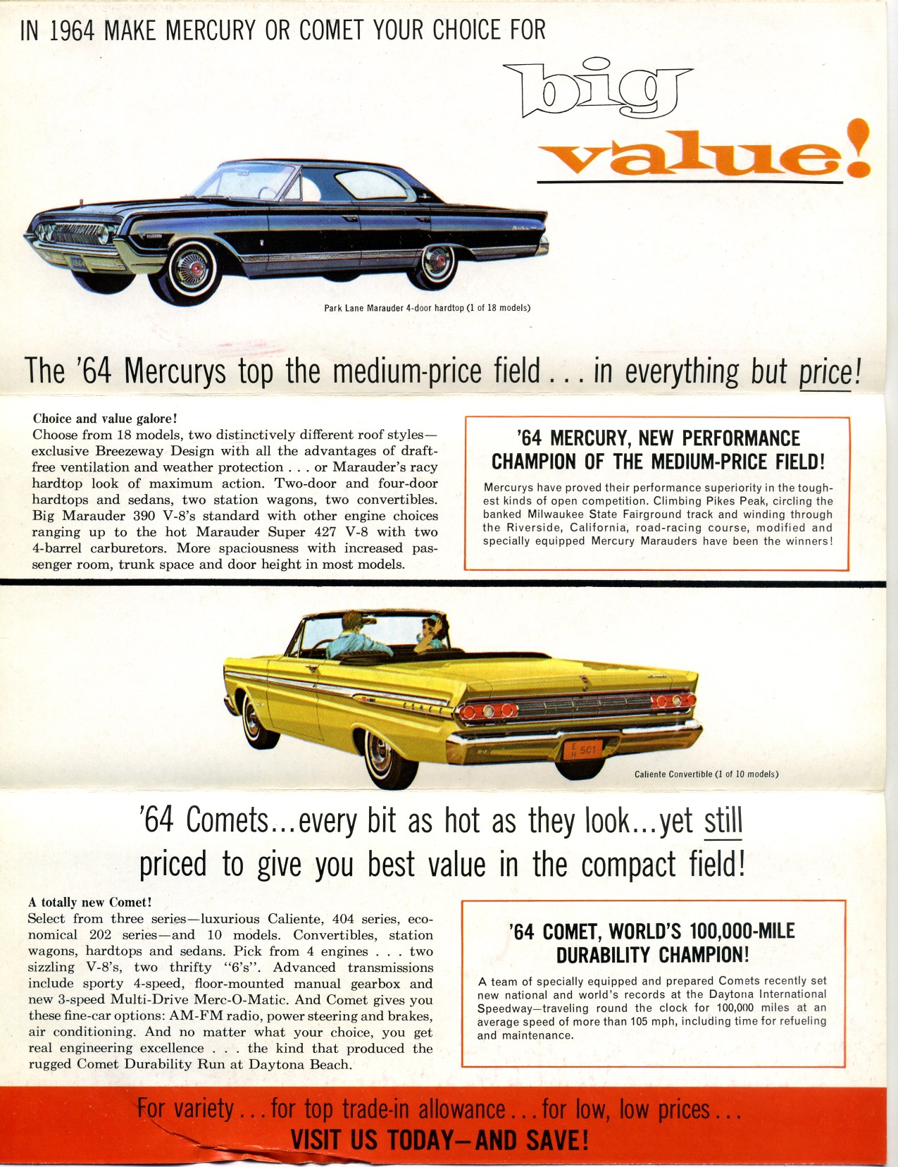 1964 Mercury Foldout-Side 2