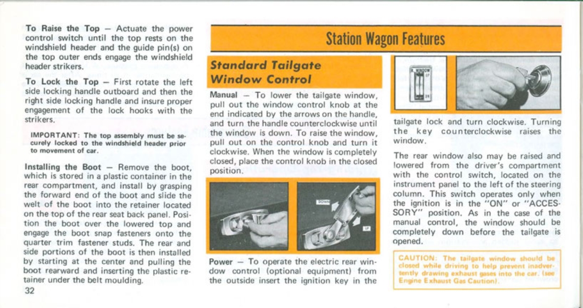 1971 Oldsmobile Cutlass Owners Manual