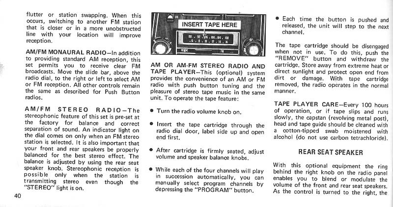 1975 Oldsmobile Cutlass Owners Manual-Page 40 jpg