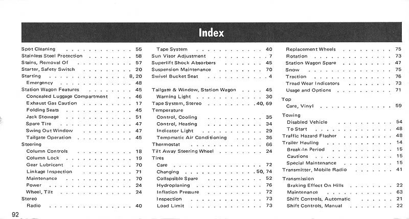 1975 Oldsmobile Cutlass Owners Manual-Page 92 jpg